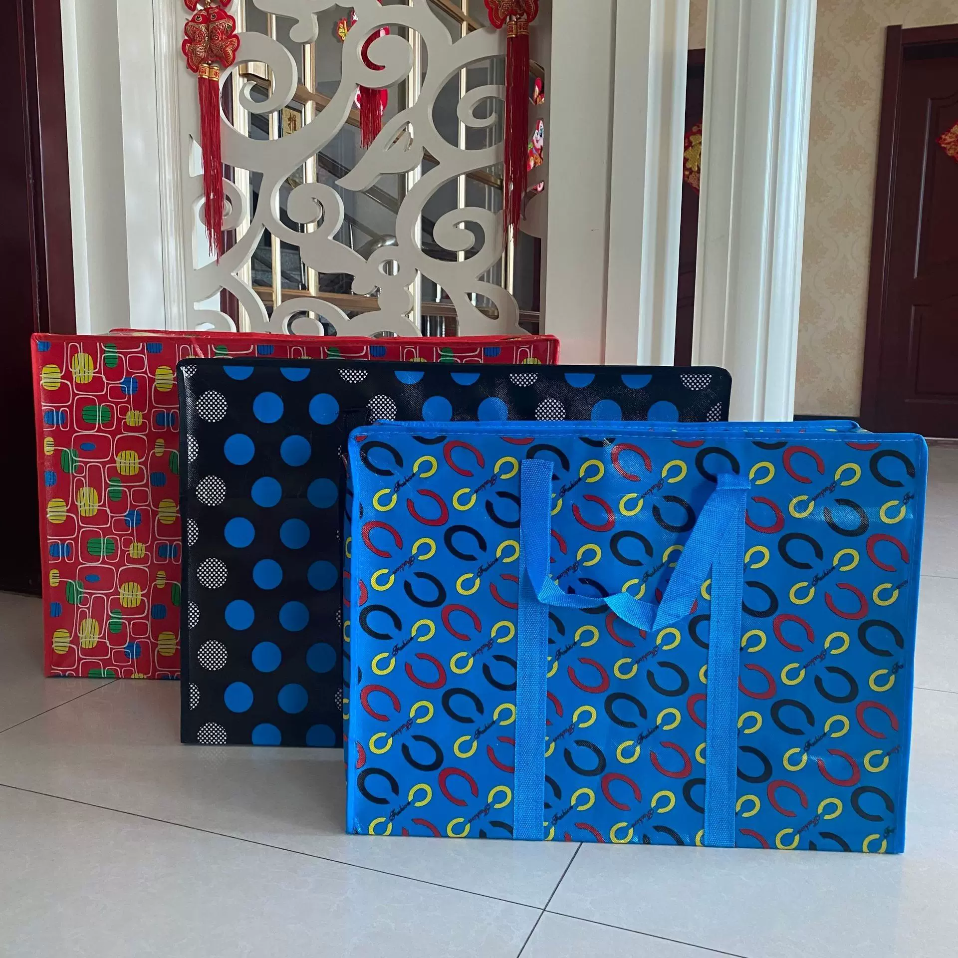 搬家打包袋无纺布行李收纳袋旅行袋棉被衣物整理行李袋大容量