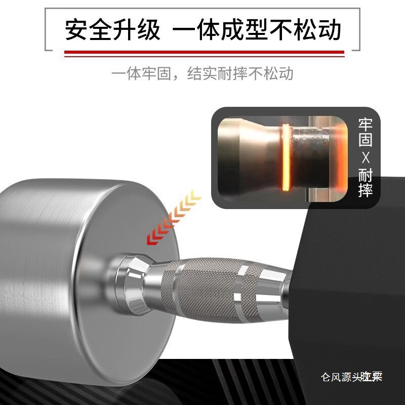 Pulieai Rubber-Coated Dumbbells Men's Home Commercial Professional Fitness Dumbbell Set 280kg Dumbbell Rack