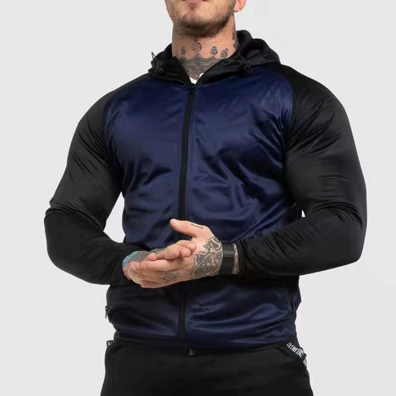(Cross-border trading), sports sports suit for gym, fitted hoody, jacket, European style, for running