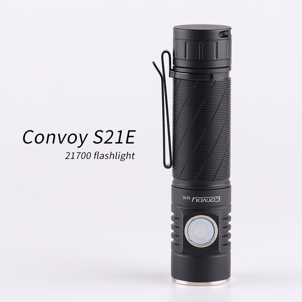 Convoy S21E黑色绿色21700手电筒SST40 519A TYPE-C充电 不含电池