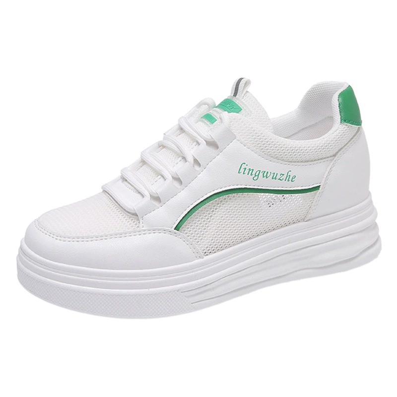 1752 обувь женская спортивная маленькая белая обувь женская обувь летняя толстая подошва новый дикий взрыв в 2022 году