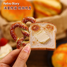 RetroStory面包屋系列仿真食物贴创意小众打底装饰手账素材贴纸包