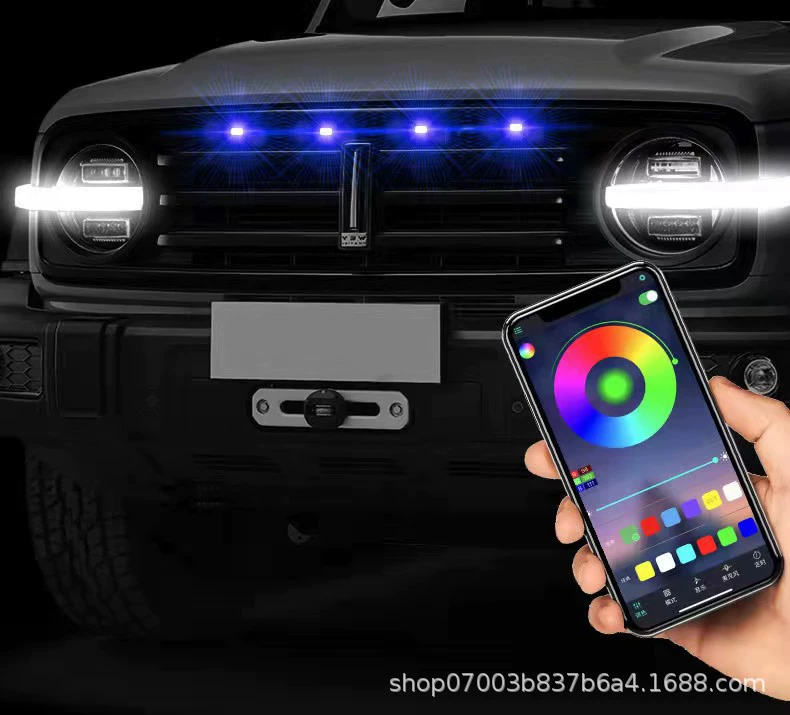 Wei Pai Tank 300 Средний чистый маленький желтый свет модификация специальная светодиодная модификация без потерь красочное управление приложением маленький желтый свет