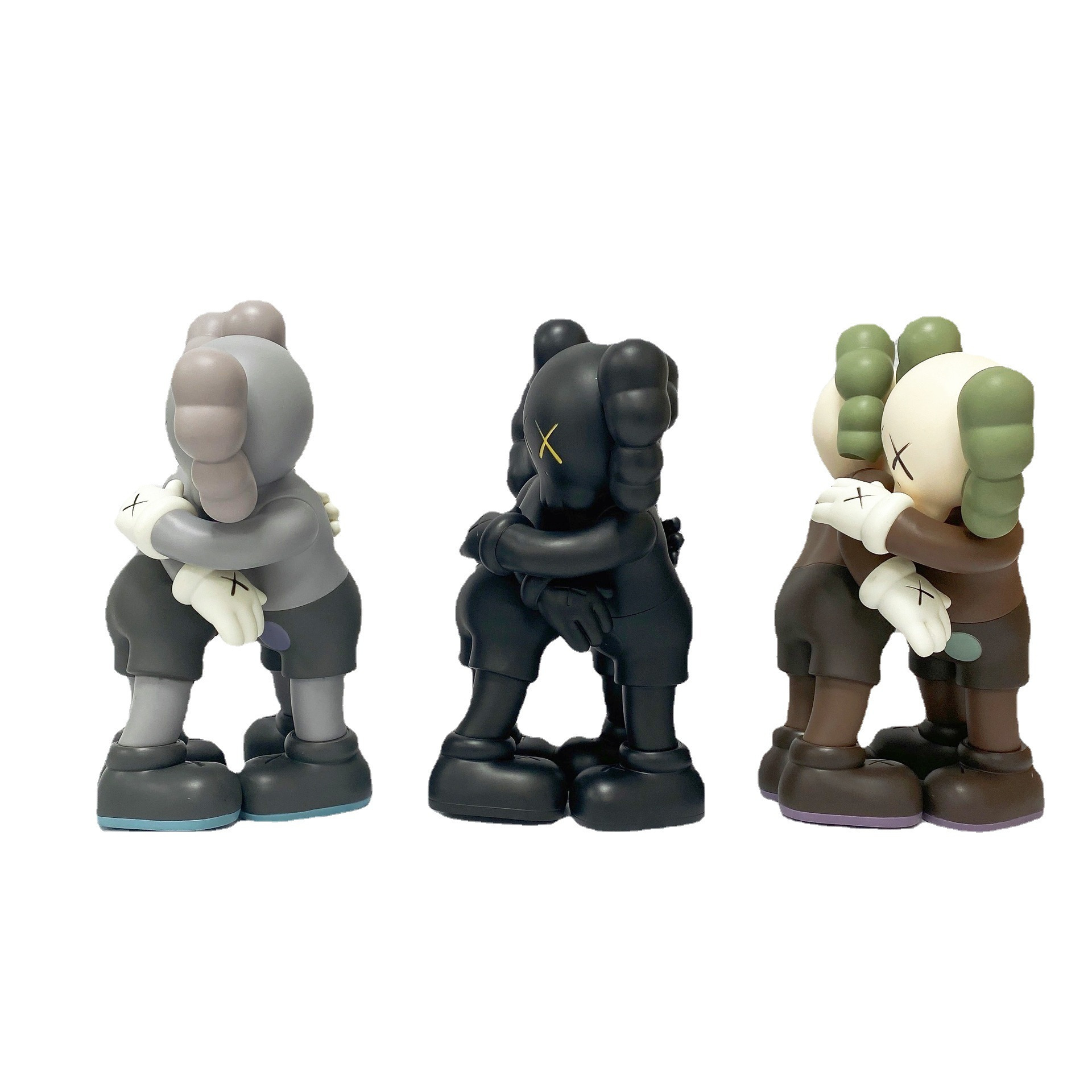 (2개) KAWS 북유럽 폭력적인 곰 손으로 만든 장식품 손으로 만든 창조적 인 예술 거실 TV 캐비닛 현관 바탕 화면