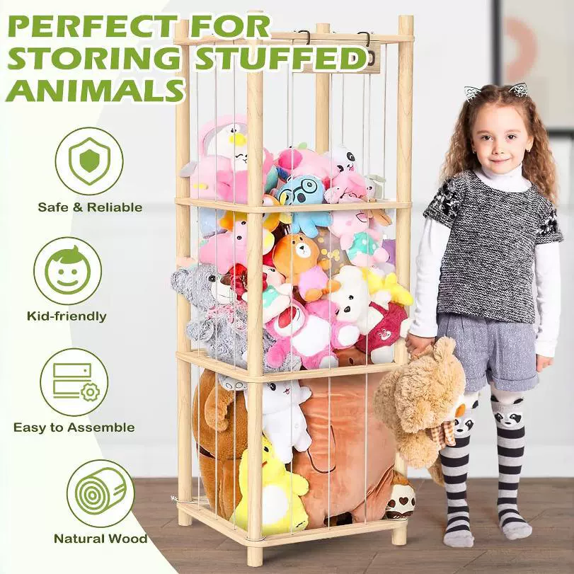 Чучела животных деревянная рама плюшевая рама для хранения деревянная чучела животных