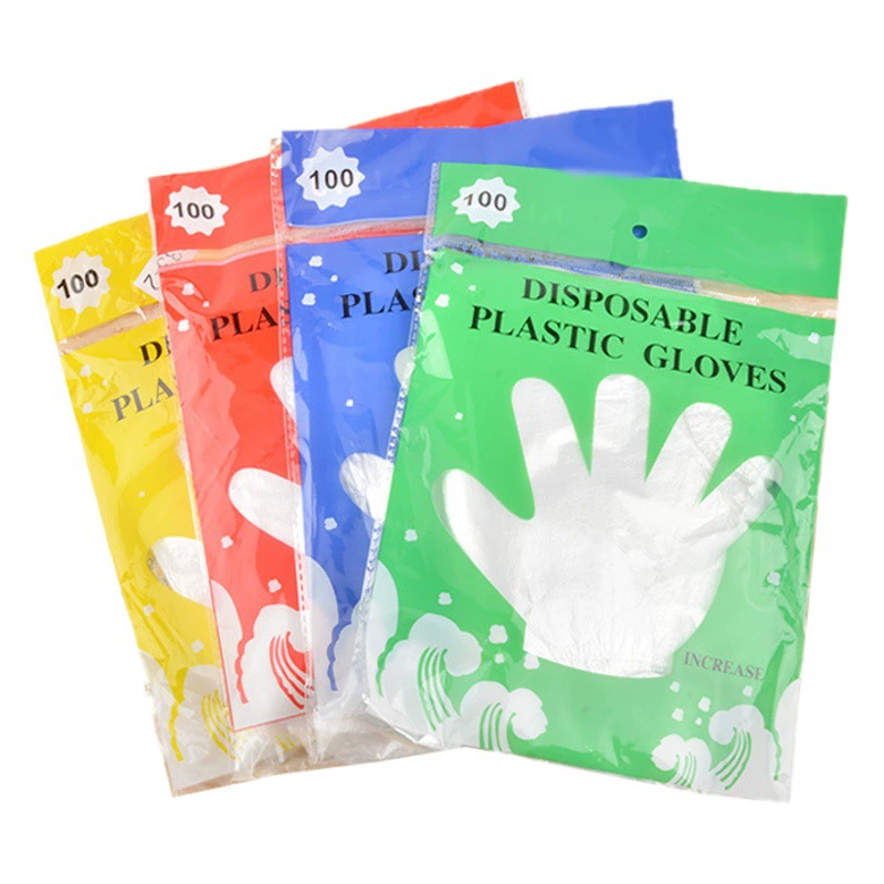 Одноразовые перчатки оптом пленка раки барбекю коробка съедобные коммерческие утолщенные пищевые специальные полиэтиленовые перчатки