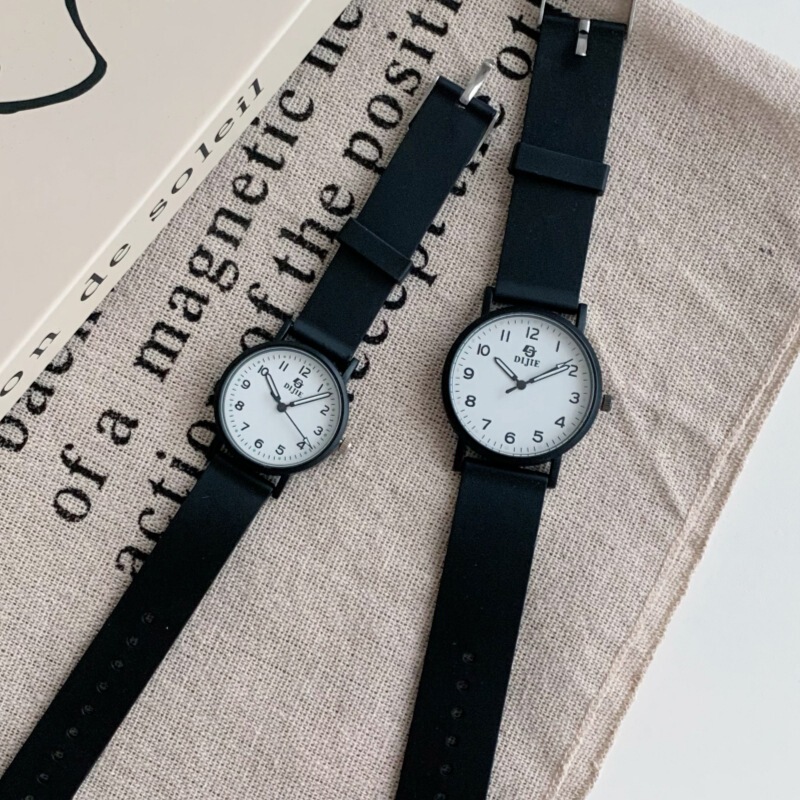 New Trendy Fashion Simple Silent Waterproof Exam Pointer Watch for Middle and High School Students with High Appearance and Luminous Watch