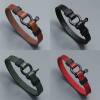 Men's metal polyurethane bracelet for beloved, European style, Aliexpress, simple and elegant design