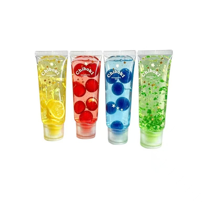 Pasta de dientes aurora fluida transfronteriza maltosa rebote lento pinch pinch creativo 12CM pasta de dientes transparente moldeable en stock