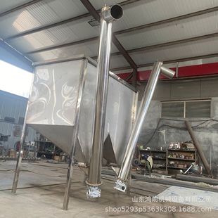 Tube Type Mobile Hoist 219 Diameter Loading Conveyor with Shaft Steel Pipe Hoist