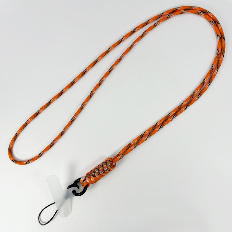 Hand-woven rope mobile phone lanyard multifunctional detachable slung neck camera rope safety rope U rope 4mm
