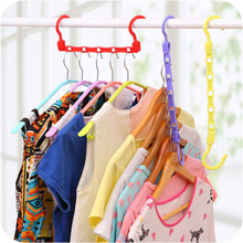 批发五孔魔术衣架防风衣架多功能防风晒衣架 五孔魔术衣架