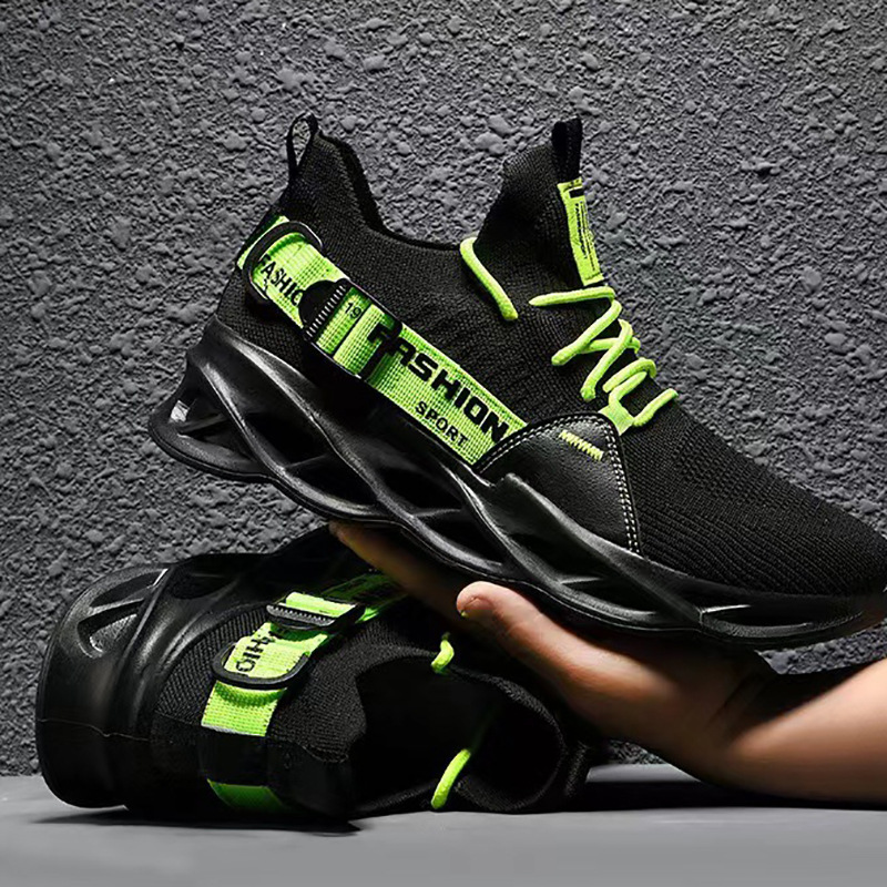 Scarpe da tennis da uomo Scarpe casual Scarpe in pelle Sneakers Tessuto Suola in gomma Calzature leggere e durevoli_voghion.com