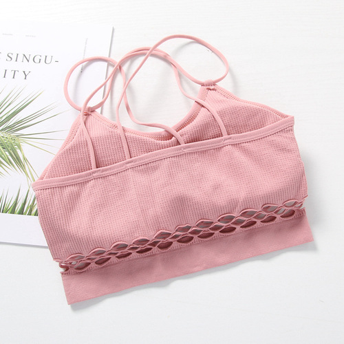 Summer strapless bra with cushioned cups, non-slip, prevents spillage, can be worn as a top or under clothing.
