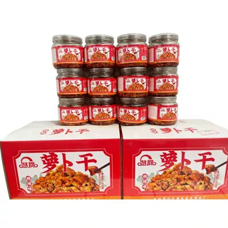 现货瓶装麻辣萝卜干 即食麻辣萝卜干 爽口萝卜干下饭菜