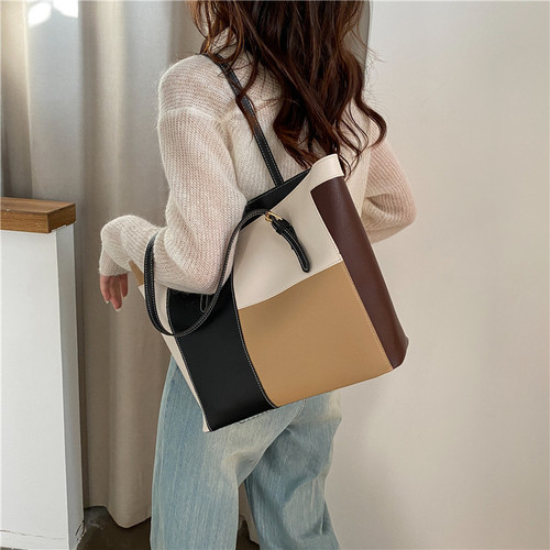 Upgraded Commuter Large Capacity Tote Bag Women's Crossbody Bag  New Trend Autumn Handheld Single Shoulder Bag High-Quality Large Bag
