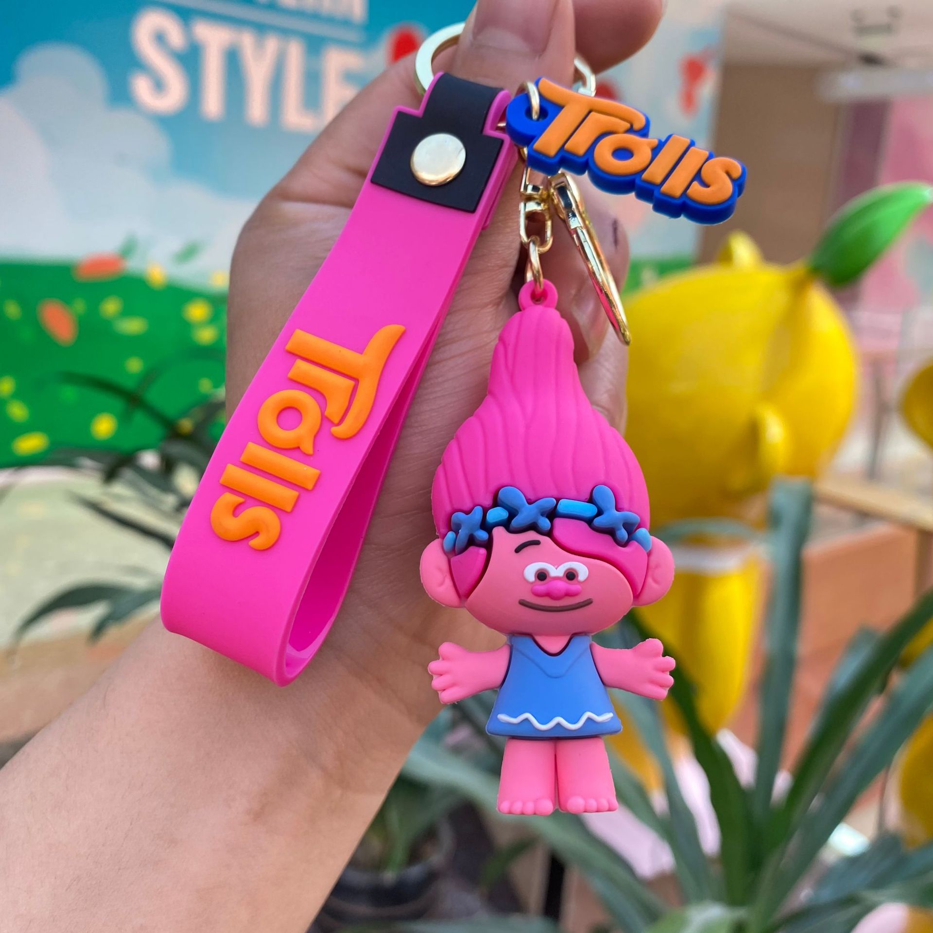 Cruz-Frontera de dibujos animados magia Elf muñeca llavero colgante bolsa coche adornos muñeca máquina pequeño regalo al por mayor