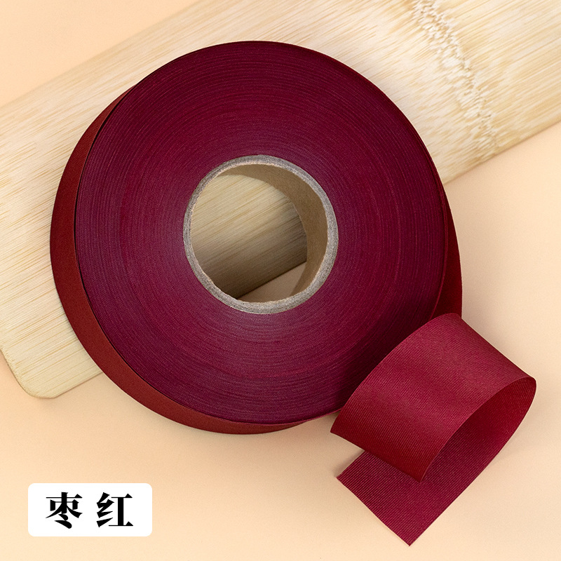 Cheongsam borde tira 2,5 cm tela de satén borde de corte oblicuo borde cinta de raso ropa de prensa tapeta Accesorios