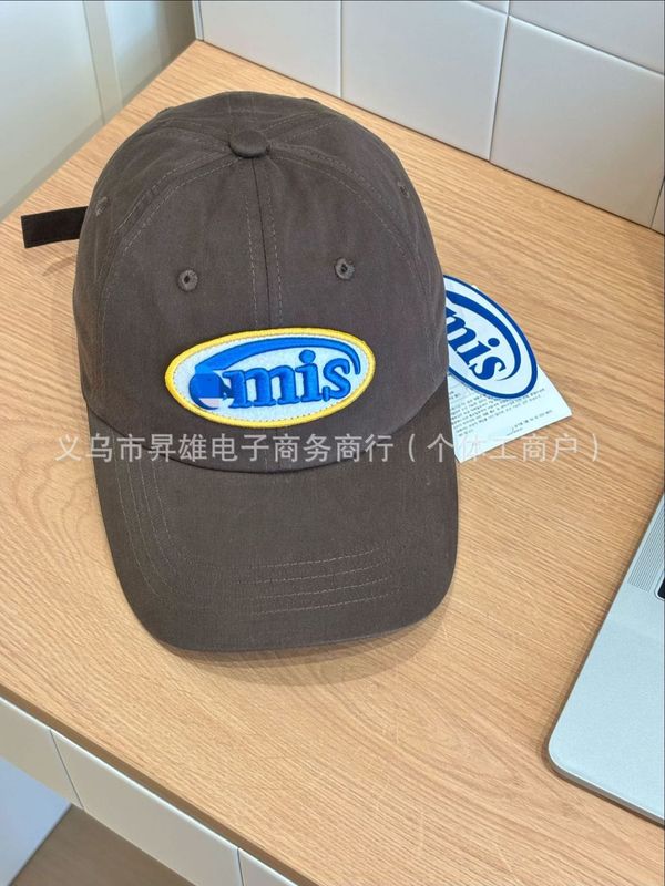 スポットオリジナル韓国トレンドブランドemisコーララベルハット男女兼用カップルコーラレター刺繍ベースボールキャップ|undefined