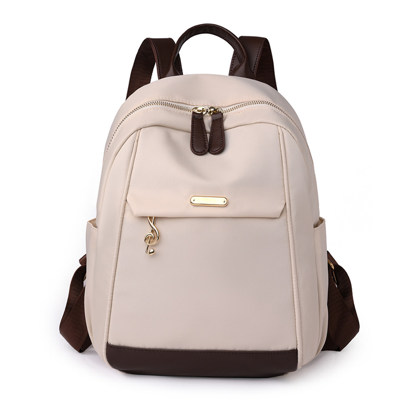 Bolsos para mujer 2023 nueva mochila casual para mujer de nailon moda salvaje color contraste mochila de viaje mochila escolar al por mayor