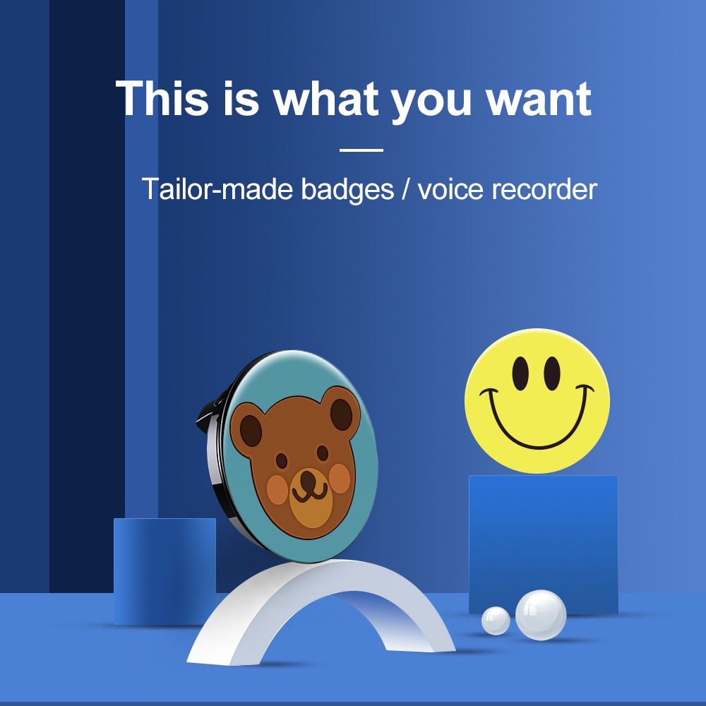 跨境厂家别针Q3语音转文字 电子书 ai智能高清降噪声控录音笔mp3