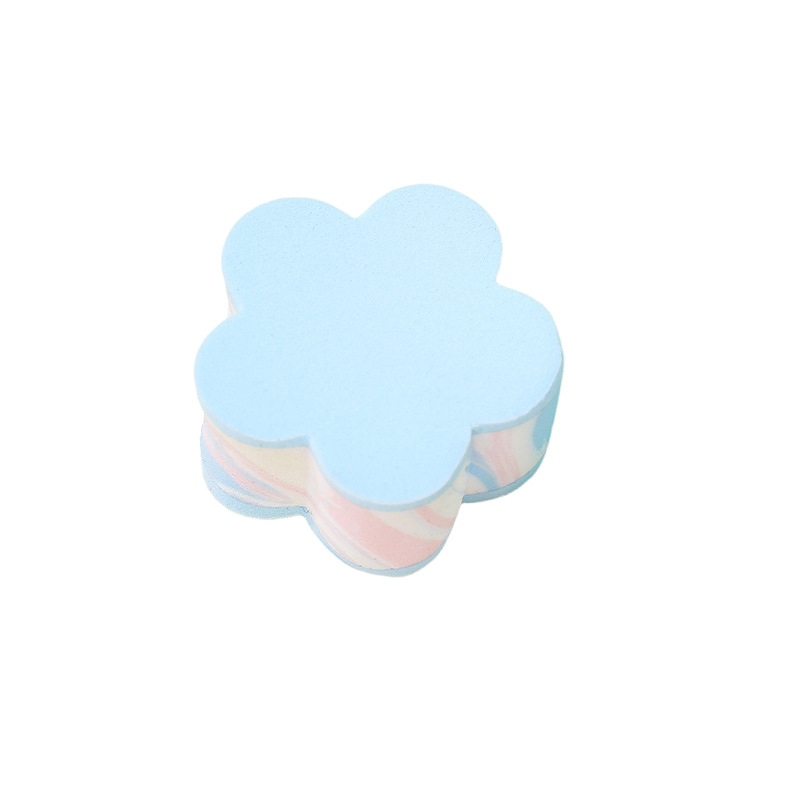 Pequeña flor de cerezo personalizada con polvo plano de forma especial, almohadilla de aire gruesa, no comer polvo, seco y húmedo, polvo de maquillaje, esponja