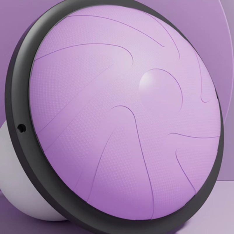 58cm Bola de explosión de yoga hemisferio de yoga especial Bola de equilibrio hemisferio Pilates Fitness Bola de velocidad de onda hemisferio fabricante