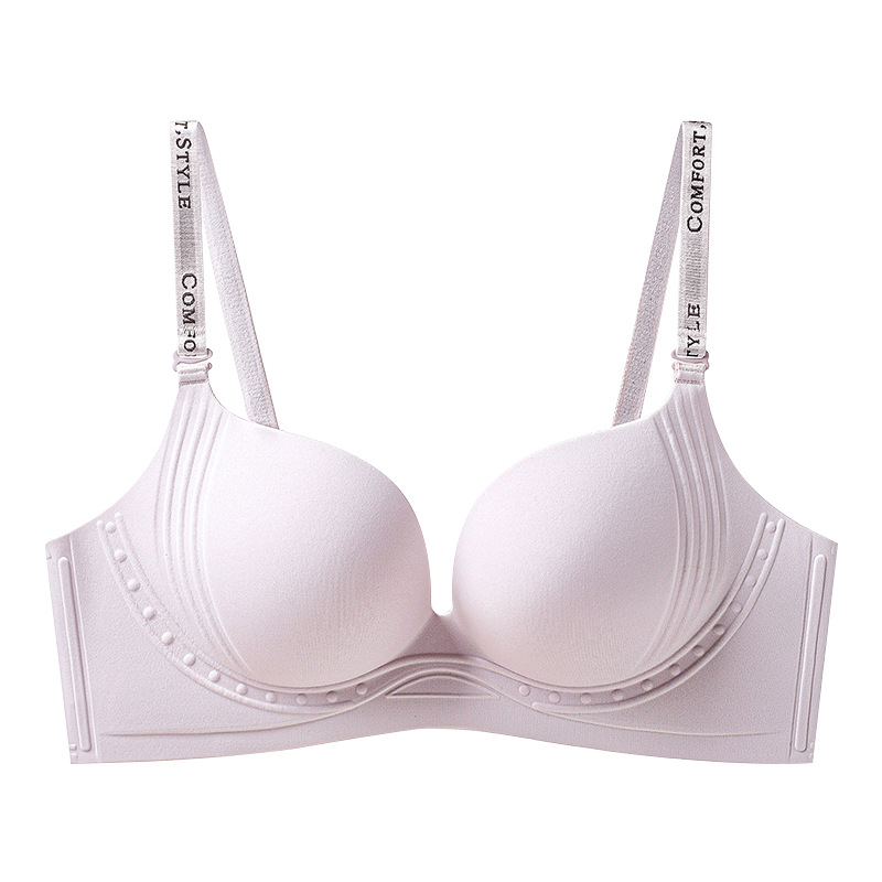 Ropa interior sexy, pechos pequeños de mujer, sin anillo de acero, estilo fino de verano, colección superior, senos secundarios, anti-flacidez, sujetador sin costuras, mujer