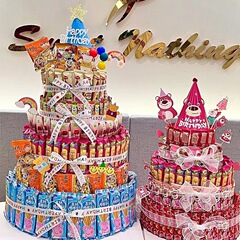 子供のスナックケーキ diy 材料パッケージ女の子ギフト誕生日雰囲気小道具パーティードレスアップ泡モデル