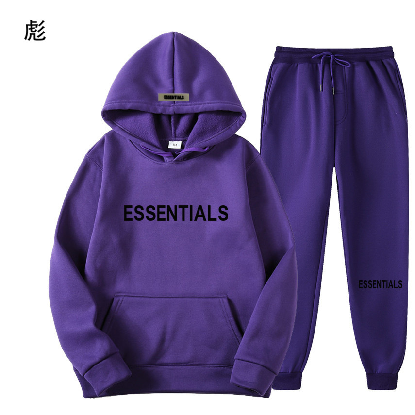 Fear of God Essentials Set 2-Piece Purple