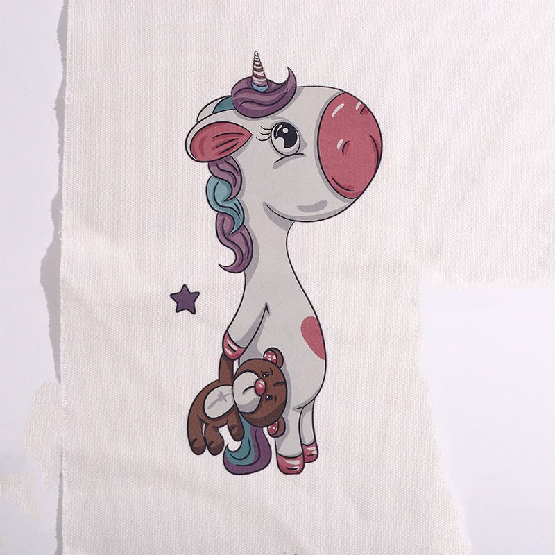 现货供应反光衣卡通图案彩色标志反光logo专用反光布料批发夜光