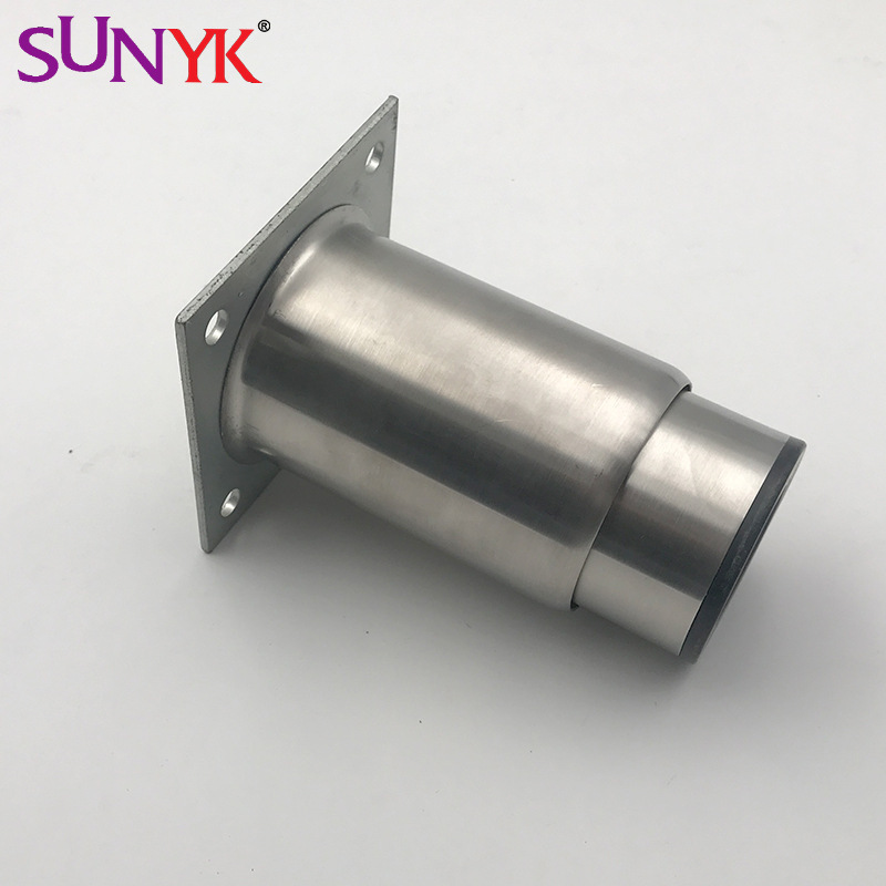 厂家优供63mm不锈钢带方片调节脚厨房设备承重塑料垫片钢制商用