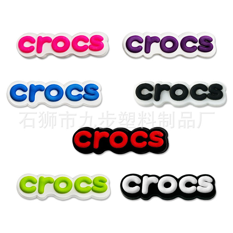 Colorful English-Style Clogs DIY Shoe Charms Wholesale Pvc Soft Rubber Shoe Buttons Accessories Cartoon Accessories DIY