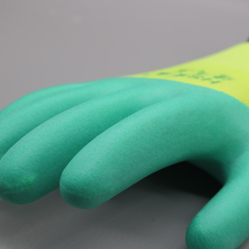 Guantes de protección laboral de goma de neumáticos personalizados resistentes al desgaste antideslizante suave y transpirable guantes de protección de construcción grandes