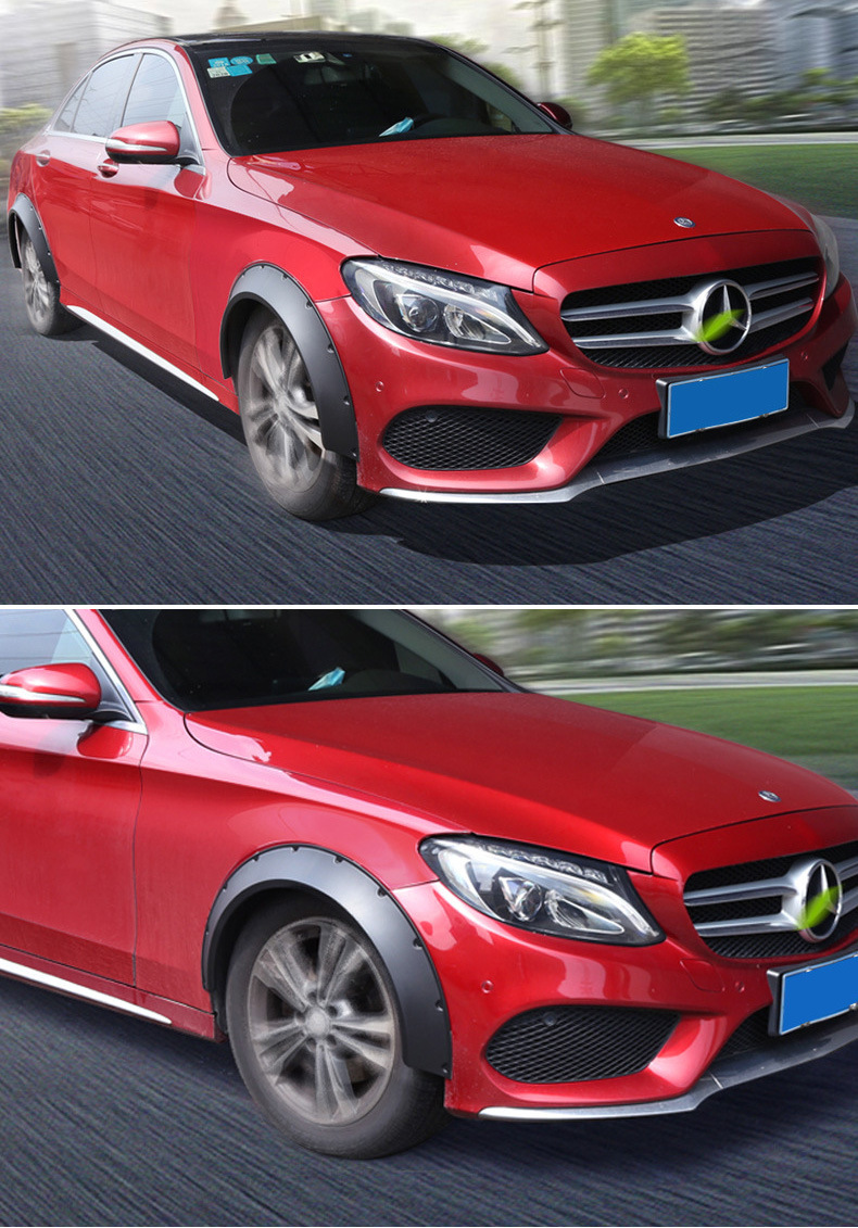 Cross-Border Hot-Selling Car Universal Modified Segmented Wide Body Wheel Arches Sedan Suv Off-Road Vehicle Decorative Fenders