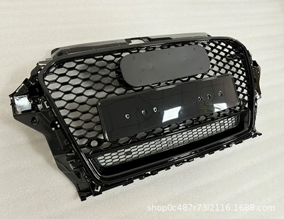 Suitable for Audi A3 Grille Zhongwang - rs3-center-meshblack-frame-electroplated-mark