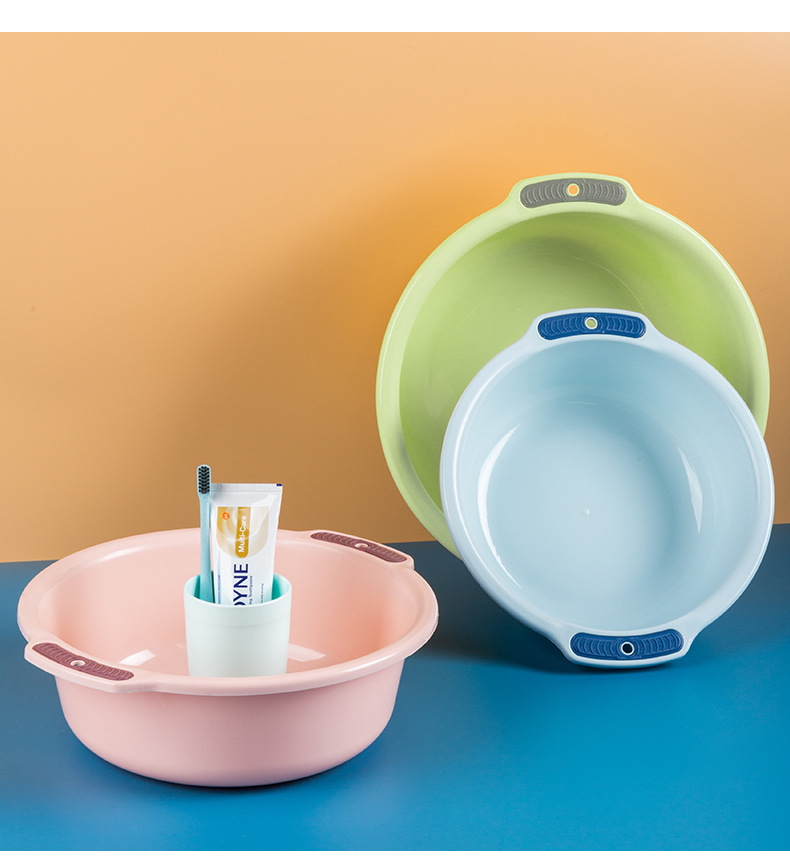 プラスチック家庭用洗面器プラスチック洗面器洗濯器は赤ちゃんの学生寮