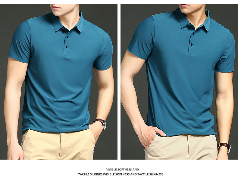 Ice Silk Polo Shirt
