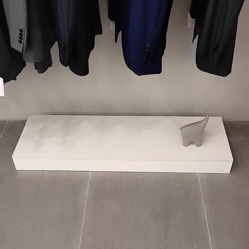 Clothing store display platform custom-made clothing store rectangular model stand model base window commercial props