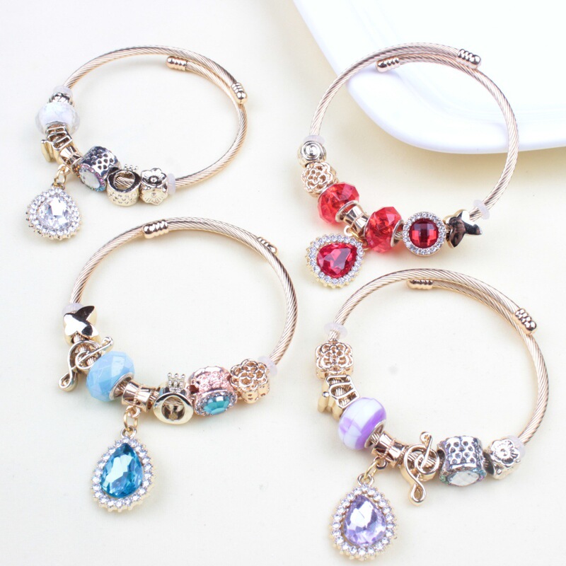 Amazon Amazon Tk Cross-Border Popular European and American Sweet and Cute Fresh Style Bracelet Kc Gold Bracelet Bracelet Amazon Amazon Tk Cross-Border Popular European and American Sweet and Cute Fresh Style Bracelet Kc Gold Bracelet Bracelet