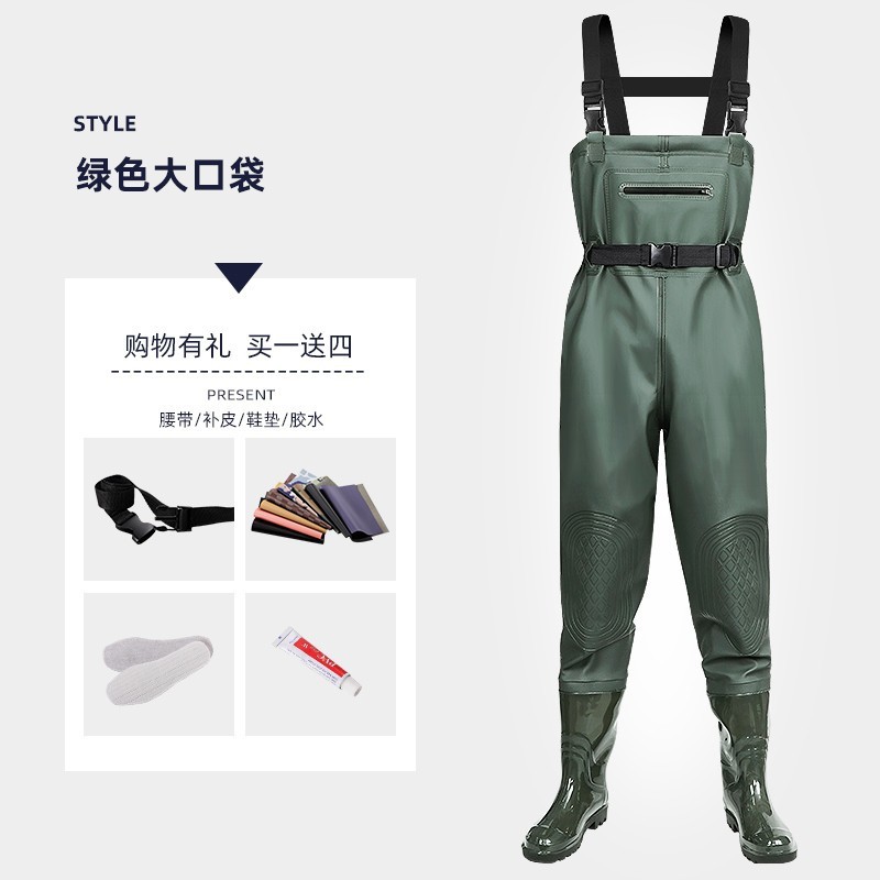 전후 강화 - 두꺼워진 녹색 - 이중 무릎 패드 [레벨]