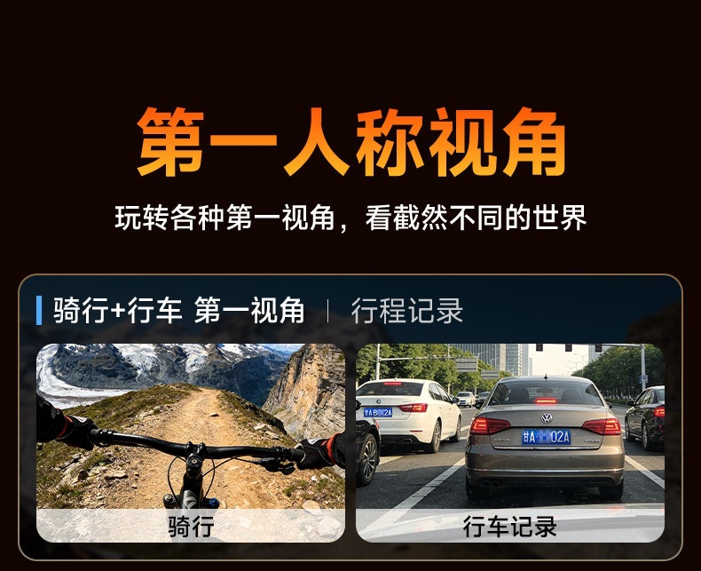 Action Camera Thumb Recorder Hd Video Camera Chest-Mounted Motorcycle Riding Neck-Hanging Shooting Gadget