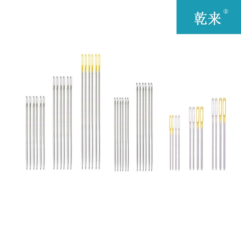 [Специальный сорт] Ручная DIY большой глаз ручная вышивка стальная игла серебряный хвост золотой хвост игла для вышивки крестиком высококачественная стальная игла