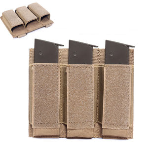 Outdoor Tactical Double Triple Bullet Bag 9mm Double Bullet Bag Military Fan Portable Small Magazine Waist Bag