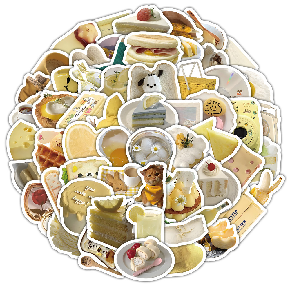 60 hojas de pegatinas de estilo retro, pegatinas de sellado de sobres de material de cuentas manuales frescas, pegatinas impermeables de venta caliente transfronteriza