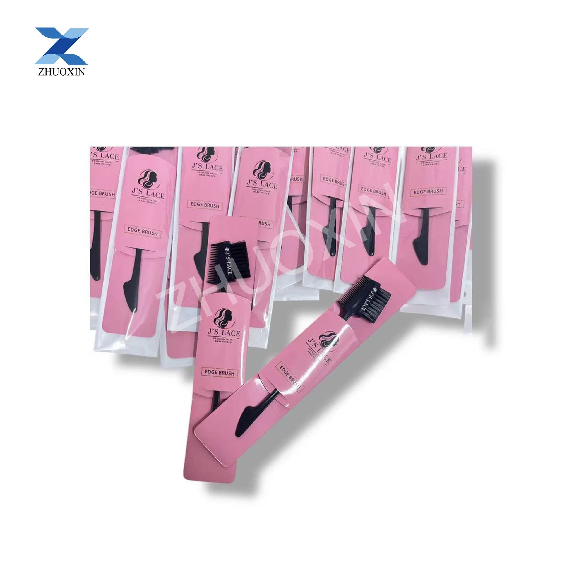 Amazon custom packaging edge brush edge brush modification broken hair comb makeup brush cleaning brush eyebrow comb