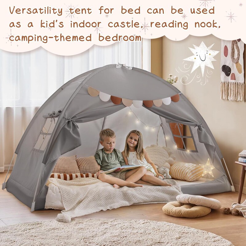 Children's Tent Castle Playhouse Privacy Space Breathable Portable Sleeping House Indoor Sleeping Bed Tent Children's Tent Castle Playhouse Privacy Space Breathable Portable Sleeping House Indoor Sleeping Bed Tent