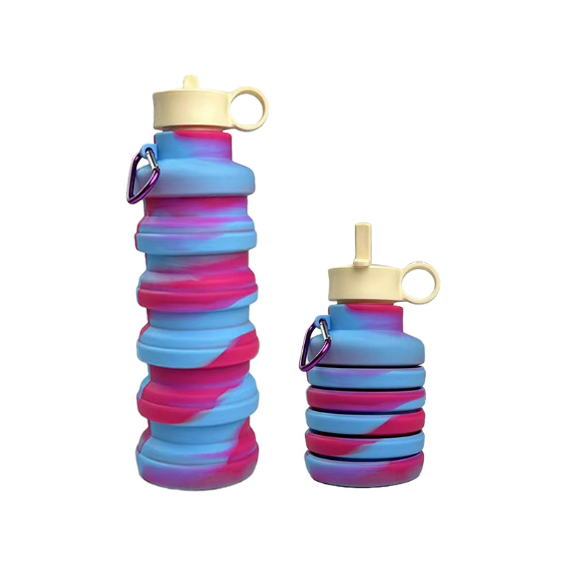 타이다이 로즈 레드 - 빨대 포함