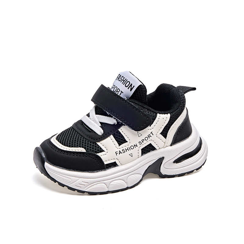 Zapatos deportivos para niños, niños, niñas, zapatos antideslizantes, zapatos de correr transfronterizos de malla transpirable