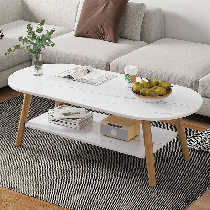 Living room coffee table, dining table, rental house table, rental house, small apartment, low table, simple living room side table